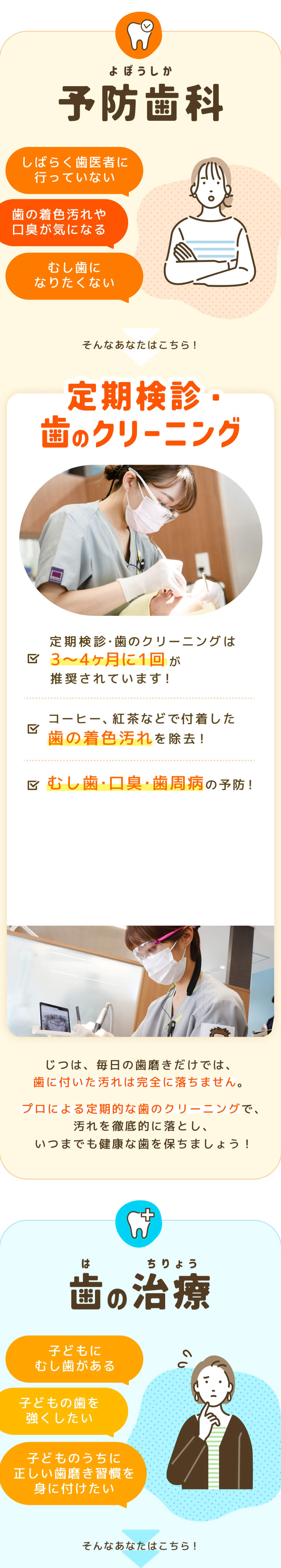 予防歯科 定期健診歯のクリーニング